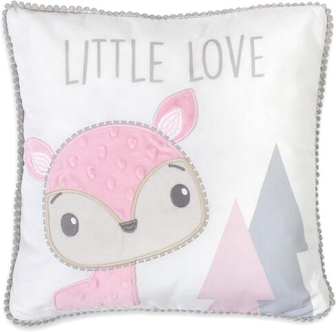 Fisher-Price Baby Girl Nursery Bedding 4 Piece Crib Bedding Set for Girls, Woodland Theme Nursery Bedding Woodland Wonders Collection in Saudi Arabia