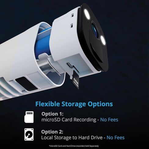 كاميرا Night Owl خالية من الأسلاك بدقة 2K HD للردع الداخلي/الخارجي مع صوت ثنائي الاتجاه in Kuwait