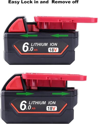 10Packs Battery Holders for Milwaukee 18V M18 Battery Mount Dock Fit for M18 Battery(with Screws, No Battery) in Saudi Arabia