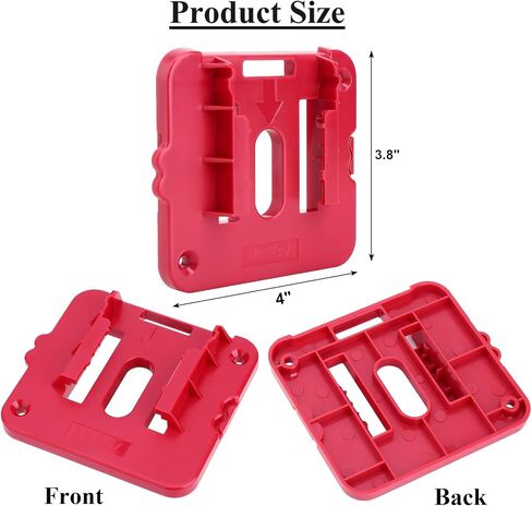 10Packs Battery Holders for Milwaukee 18V M18 Battery Mount Dock Fit for M18 Battery(with Screws, No Battery) in Saudi Arabia