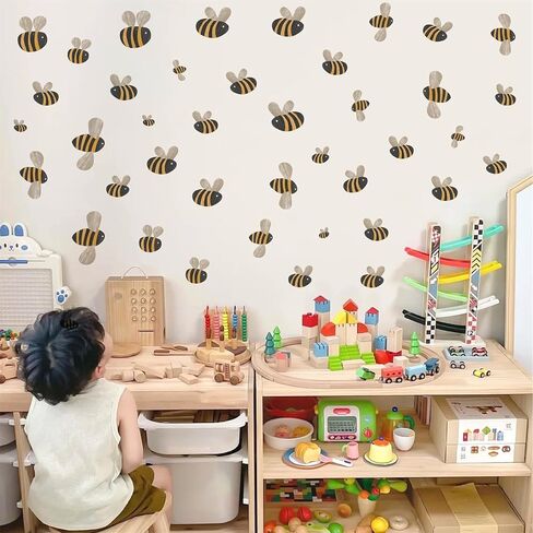 Cute Goose Wall Decals Peel and Stick Boho Geese Wall Stickers Watercolor Farm Animal Wall Stickers Removable Small Duck Wall Stickers Boho Wall Decals for Nursery Baby Kids Room Decor in Kuwait