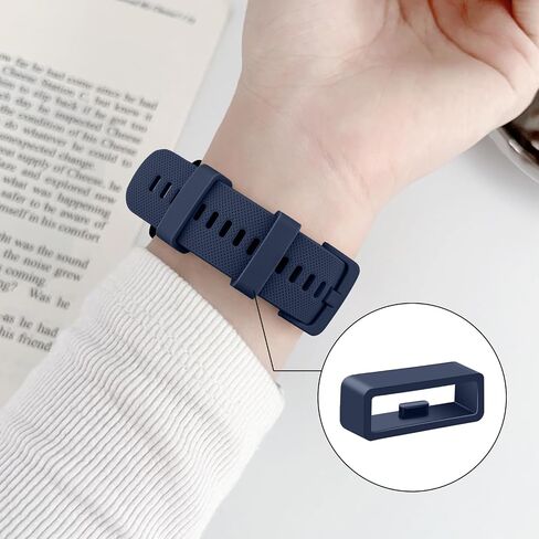 6-Pack Band keepers Compatible with Garmin Instinct/Instinct 2 Solar Watch Bands, 22mm Silicone Replacement Watch Band Loop/Holder/Retainer for Garmin Instinct Tactical/Solar/Tide/Esports in Kuwait