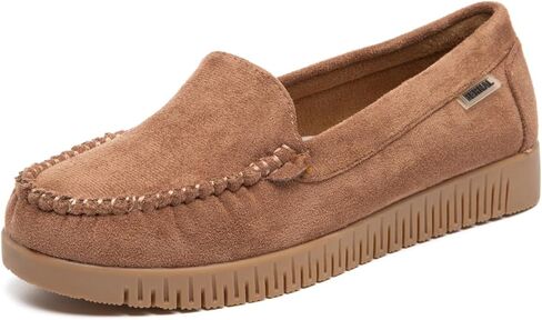 Bernal Loafers for Women Slip On Penny Loafers Hollow Out Breathable Slip On Flat Shoes Work Walking Shoes with Buckle in Saudi Arabia