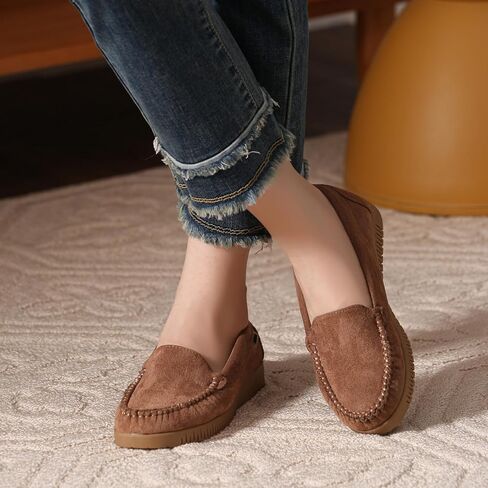 Bernal Loafers for Women Slip On Penny Loafers Hollow Out Breathable Slip On Flat Shoes Work Walking Shoes with Buckle in Saudi Arabia