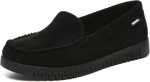 Bernal Loafers for Women Slip On Penny Loafers Hollow Out Breathable Slip On Flat Shoes Work Walking Shoes with Buckle in Saudi Arabia