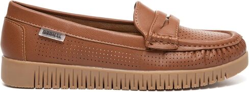 Bernal Loafers for Women Slip On Penny Loafers Hollow Out Breathable Slip On Flat Shoes Work Walking Shoes with Buckle in Kuwait