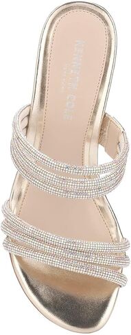 صندل نسائي بكعب عالٍ من Kenneth Cole Amelia Flare Jewel in Kuwait