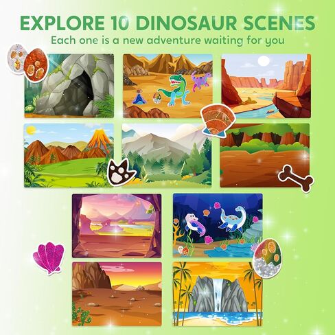 مجموعة Klever Kits Foil Art Kit للأطفال - لوازم الفنون والحرف اليدوية، تلوين خالٍ من الفوضى، ملصقات إسفنجية من رقائق الحيوانات، ألعاب سفر مبتكرة، هدايا عيد ميلاد للأولاد والبنات من سن 4 سنوات فما فوق in Kuwait