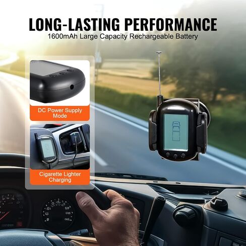 نظام مراقبة ضغط الإطارات VEVOR RV، 7.3-116 رطل لكل بوصة مربعة TPMS 6 إطار مع 6 أجهزة استشعار، 5 أوضاع إنذار، أجهزة استشعار TPMS مقاومة للماء مجموعة شحن بالطاقة الشمسية، وعرض في الوقت الحقيقي، معزز الإشارة in Saudi Arabia