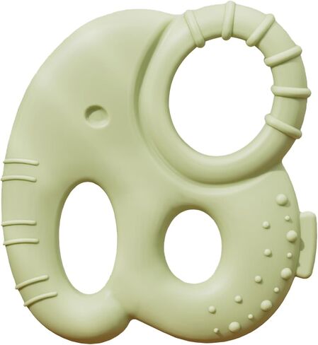 Baby Teething Toys for Babies 0-6 Months, Baby Teethers for Babies 3-6 6-12 Months Silicone Baby Chew Toys Gifts for Must Haves, BPA Free Elephant in Saudi Arabia