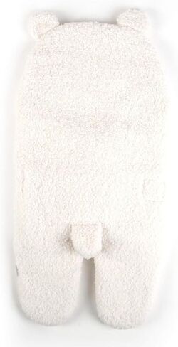 Tadpoles Super Soft Plush Sherpa Swaddle Wrap for Babies - Grey Microfiber Blanket Provides Warmth & Comfort for Stroller, Car Seat or Crib in Saudi Arabia