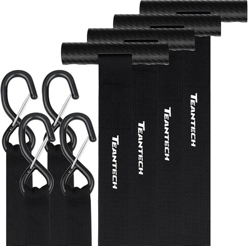 Quick Hood Loops,4 Pack Trunk Anchor Kayak Tie Downs with S-Hooks Straps Boat Trailer Tie-Downs for Secure Canoe Boat Jeep in Saudi Arabia