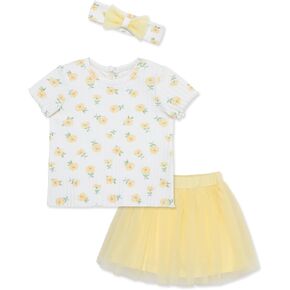 Little Me Clothes for Baby Girls' Fashion Skirt and Headband Set, Pink, 12 Months - 4 Toddler in Saudi Arabia