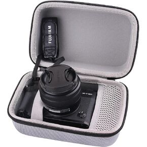 Hard EVA Carrying Case Compatible with Compatible with Fujifilm X-T50,X-T5,X-T30 II, X-T30, X-T10, X-T20 Mirrorless Digital Camera storage box(Fits 15-45mm Lenses) (black)