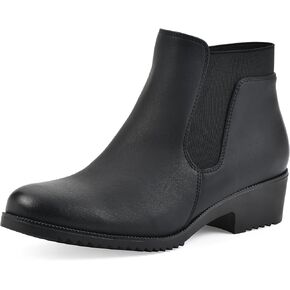 CLIFFS BY WHITE MOUNTAIN Women's Durable Cushioned Block Heeled Ankle Bootie