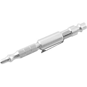 RLECS Mini Dust Blow Pen Pocket Blow Gun with 1/4 inch M Plug Adjustable Industrial Type Coupler Dust Blow Gun Pen Nozzle Agriculture Mining Road Construction Air Compressor