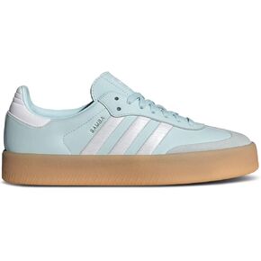adidas Sambae Womens Sneakers, Almost Blue/Cloud White/Silver Metallic, Size 8.5