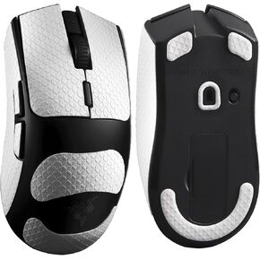 Anti-Slip Mouse Grip Tape+Mouse Skates for Razer Viper V3 HyperSpeed Mouse Skin and Smooth Mouse Feet,Self-Adhesive Sweatproof Sticker+Durable Mouse Glider/Slider 2 in 1 Set