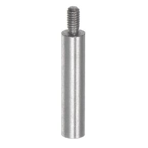 HARFINGTON Dial Digital Indicator Extension Stem Rod 30mm Length 4.5mm Diameter M2.5 Thread High Speed Steel for Height Depth Gauge, Silver Tone