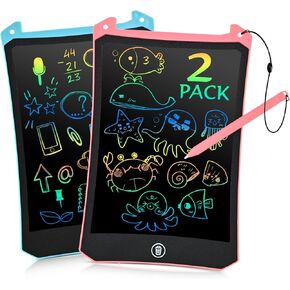 EooCoo 15 Inch LCD Writing Tablet for Kids, Electronic Colorful Screen Drawing Tablet Pad, Educational Magnetic Doodle Board Toys for 3 4 5-7 Years Old Kids, Easter Gifts for Boys and Girls, Blue