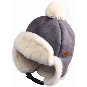 قبعة IIG Baby Boy Ushanka Earflap Winter Trooper قبعة للجنسين للأطفال in Kuwait