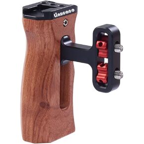 NATO Top Handle with Quick Release, Lightweight Aluminum Camera Cage Grip with Cold Shoe Mounts and 1/4"-20 & 3/8"-16 Threaded Holes for DSLR and Mirrorless Cameras