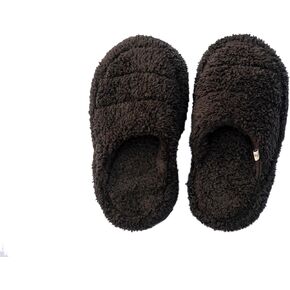 Slide-On Pantuflon Fuzzy Indoor Slippers for Women