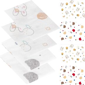 Disposable Placemats for Baby 20 Pack Stick-on Toddler Placemat Disposable Kids Table Mats for Travel Restaurants Dining Table, Animal Theme
