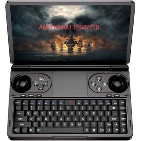 GPD WIN Mini 2025 Handheld Game Console, 7" Touchscreen Gaming PC Mini Laptop Gamepad UMPC Win11 [AMD Ryzen AI 9 HX 370 32GB RAM/2TB M.2 NVMe SSD]