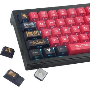 JOMKIZ 173 Keys Crystal Transparent Keycap Set,Custom Cherry Profile Backlit Keycap,for Cherry Gateron MX Switches Mechanical Keyboards(Transparent)