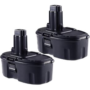 FERRYBOAT DC9096 4.8Ah Replacement for Dewalt 18V Battery Ni-Mh XRP DC9096 DC9098 DC9099 DW9095 DW9096 DW9098 DE9038 Cordless Power Tools 2 Pack