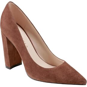 Marc Fisher LTD Women's Abilene Pump, Dark Brown Suede 200, 7.5