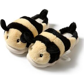 Women and men's cotton slippers, animal slippers, warm and non slip, holiday gifts