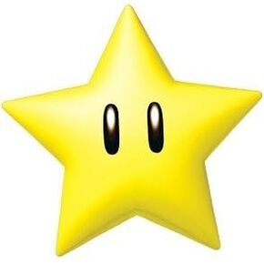 2 Inch Power Up Star Super Mario Bros Brothers Removable Wall Decal Sticker Art Nintendo 64 SNES Home Kids Room Decor Decoration - 2 by 2 inches