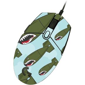 MightySkins Skin Compatible with Logitech G203 Lightsync/Prodigy - Bombs Away | Protective, Durable, and Unique Vinyl Decal wrap Cover | Easy to Apply, Remove, and Change Styles | Made in The USA