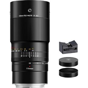 TTArtisan 100mm F2.8 Macro 2X Full Frame Camera Lense Compatible with Nikon Z Mount Cameras Z5, Z6, Z7, Z6II, Z7II, Z9, Z8, Z50, ZFC, Z30