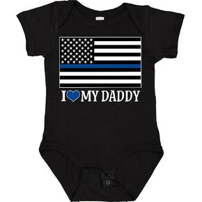 inktastic Police Officer Daddy Law Enforcement Baby Bodysuit