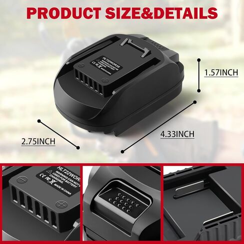 Adapter for Hilti to for Dewalt 20V Tool,for Hilti 22V B22 Battery Convert to for Dewalt 20V MAX Battery DCB204 DCB206 Battery,Work for DEWALT 20V MAX Cordless Drill/Impact Driver Cordless Tool in Saudi Arabia