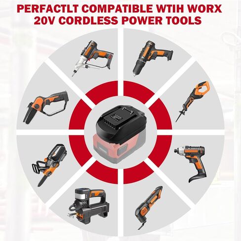 Adapter for Hilti to for Dewalt 20V Tool,for Hilti 22V B22 Battery Convert to for Dewalt 20V MAX Battery DCB204 DCB206 Battery,Work for DEWALT 20V MAX Cordless Drill/Impact Driver Cordless Tool in Saudi Arabia