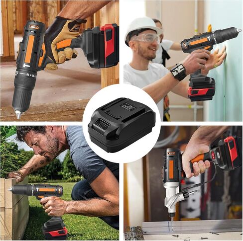 Adapter for Hilti to for Dewalt 20V Tool,for Hilti 22V B22 Battery Convert to for Dewalt 20V MAX Battery DCB204 DCB206 Battery,Work for DEWALT 20V MAX Cordless Drill/Impact Driver Cordless Tool in Saudi Arabia