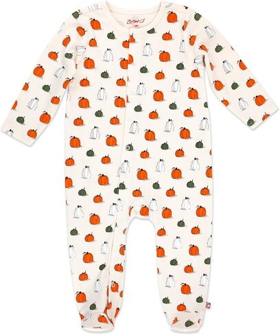 Zutano Baby Organic Cotton Footie Pajamas, Snap-Front Infant Pajamas in Saudi Arabia