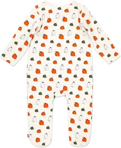 Zutano Baby Organic Cotton Footie Pajamas, Snap-Front Infant Pajamas in Saudi Arabia