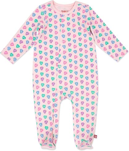 Zutano Baby Organic Cotton Footie Pajamas, Snap-Front Infant Pajamas in Saudi Arabia