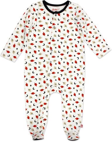 Zutano Baby Organic Cotton Footie Pajamas, Snap-Front Infant Pajamas in Saudi Arabia