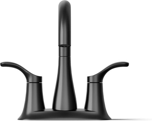 Kohler 27388-4N-BL SIMPLICE® صنبور حوض الحمام Centerset، 0.5 GPM، أسود غير لامع in Saudi Arabia