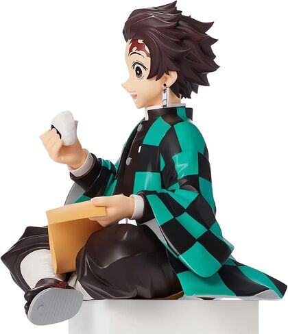 Zenitsu Agatsuma Ghost Slayer Figure Eat Rice Balls Series Action Figure Toys Collection Anime Sitting Pose Character Action Figure (Onigiri My Wife Kindness) in Saudi Arabia