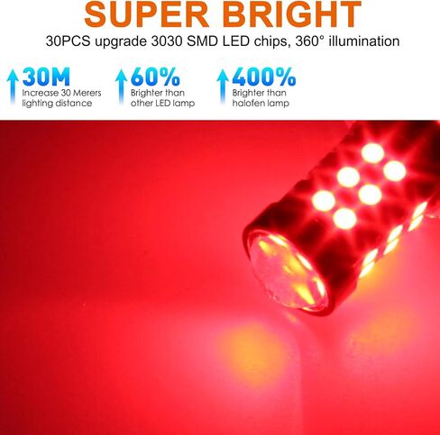 3157 3155 LED Bulbs Ice Blue LED DRL Turn Signal Light 4157 3457 4114 LED Daytime Running Parking Reverse Light 3030 30SMD Super Bright with Low Consumption, Pack of 2 in Saudi Arabia