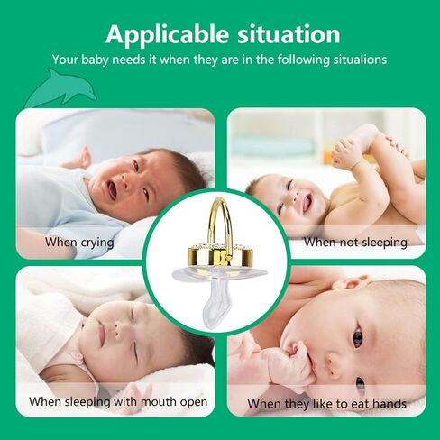 Focket Pacifier Clips Baby Girl, 26 Letter Rhinestone Baby Pacifier with Name Initial Letter, Curved Bling Pacifier for Girl, Newborn Baby Girl Pacifiers Clips, Baby Shower Birthday Gifts (F) in Saudi Arabia