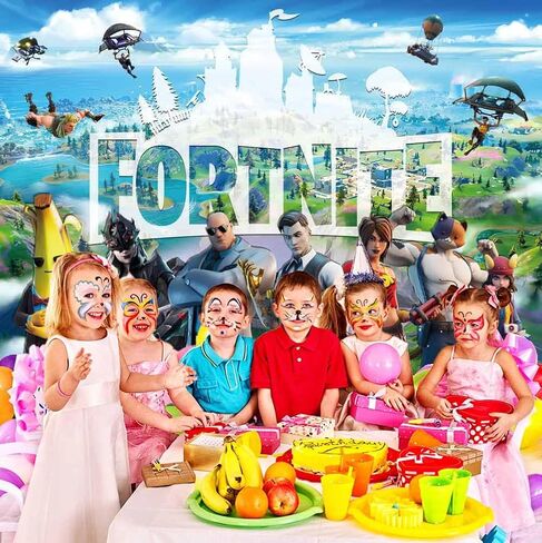 خلفية Battle Royale للأولاد الصغار لوازم حفلات أعياد الميلاد لعبة فيديو ديكور حفلات خلفية مقاس 7 × 5 أقدام in Saudi Arabia