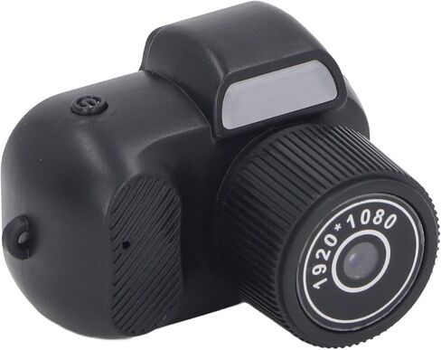 Yunir Mini Digital Camera, 1080P 2MP Thumb Camera with 0.97In Color Screen, 160° Wide Angle Lens, Micro USB Interface, Wrist Strap, Portable Video Record for Teens in Saudi Arabia